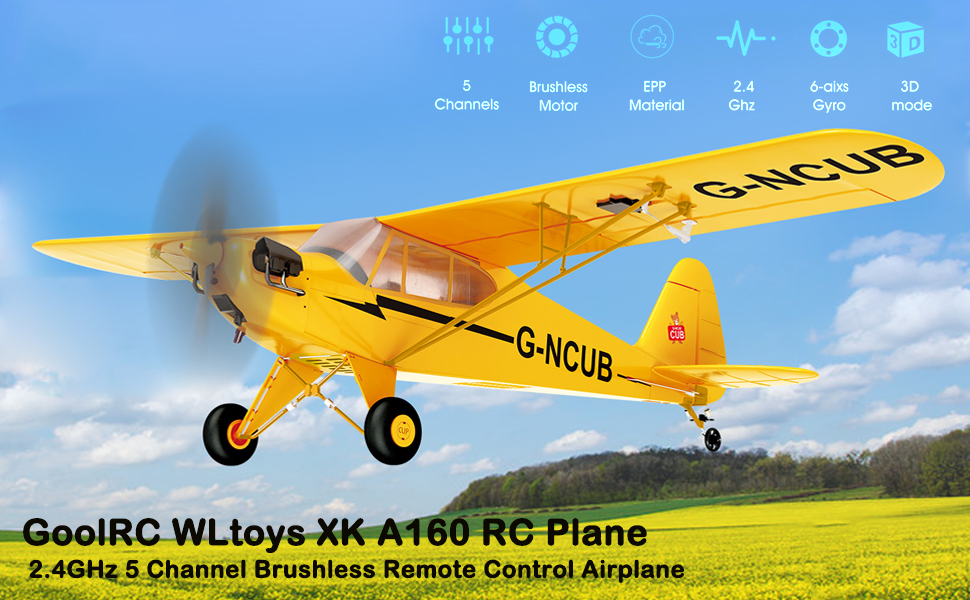 RC Plane RC Airplane Remote Control Airplane RC Aircraft WLtoys XK A160 RC Plane WLtoys RC Airplane