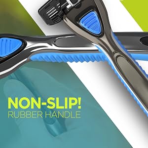 DORCO Pace 3 Non-Slip Rubber Handle