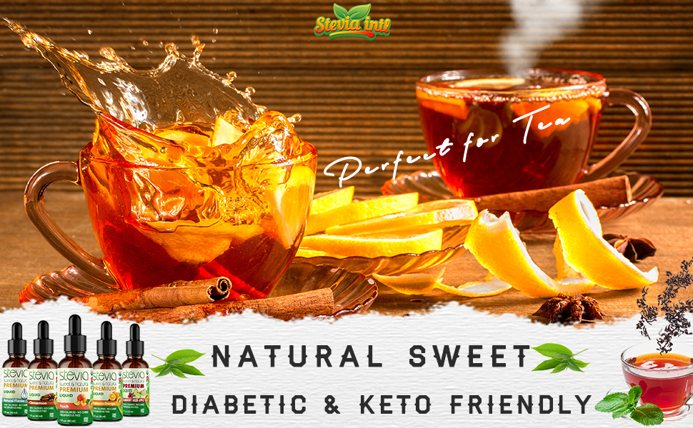 STEVIA DROPS PERFECT FOR TEA - DIABETIC &amp;amp; KETO FRIENDLY