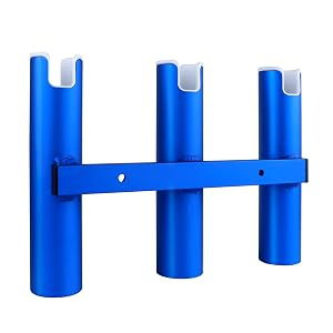 Aluminium 3 Tubes Fishing Rod Holder