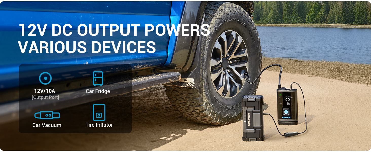 AVAPOW 6000A Portable Jump Starter