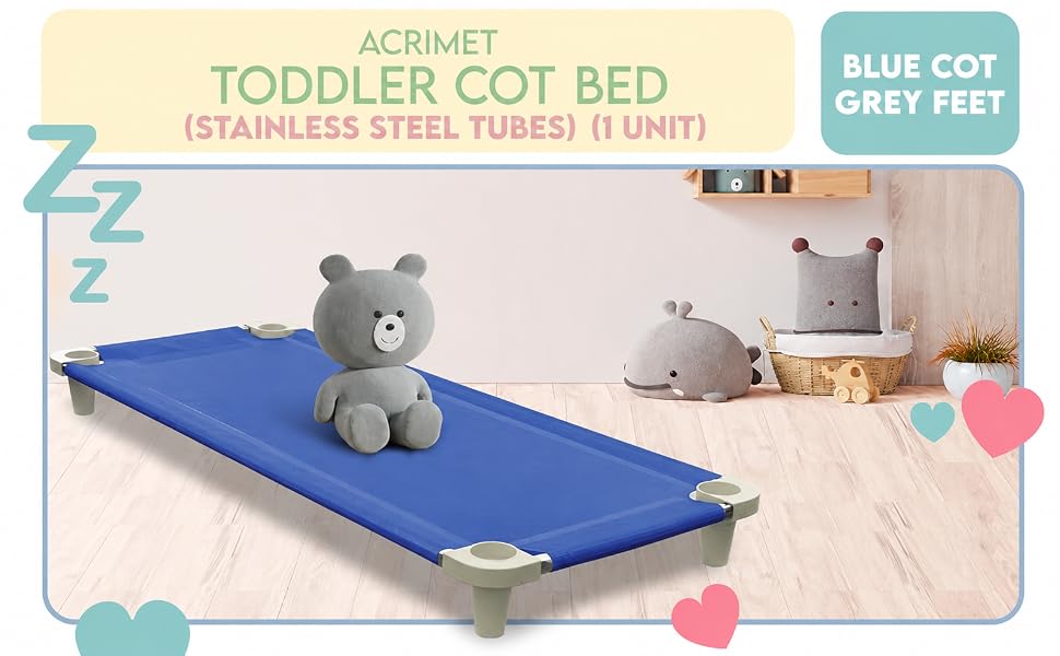Acrimet Toddler cot Bed Blue