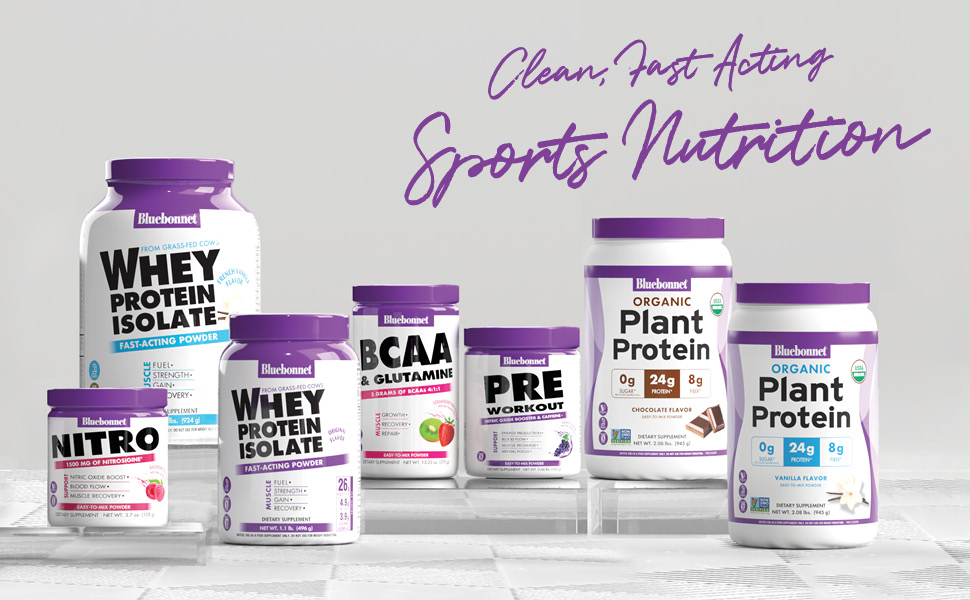 Clean, Fast Acting Sports Nutrition