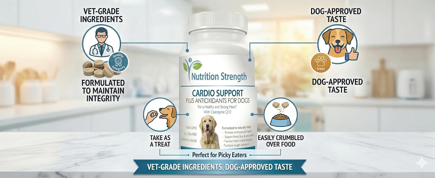 Vet-Grade Ingredients, Dog-Approved Taste