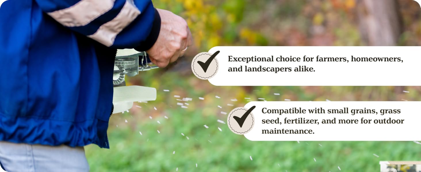 Drop Salt Handheld, Lawns Bag Food, Plot Handheld