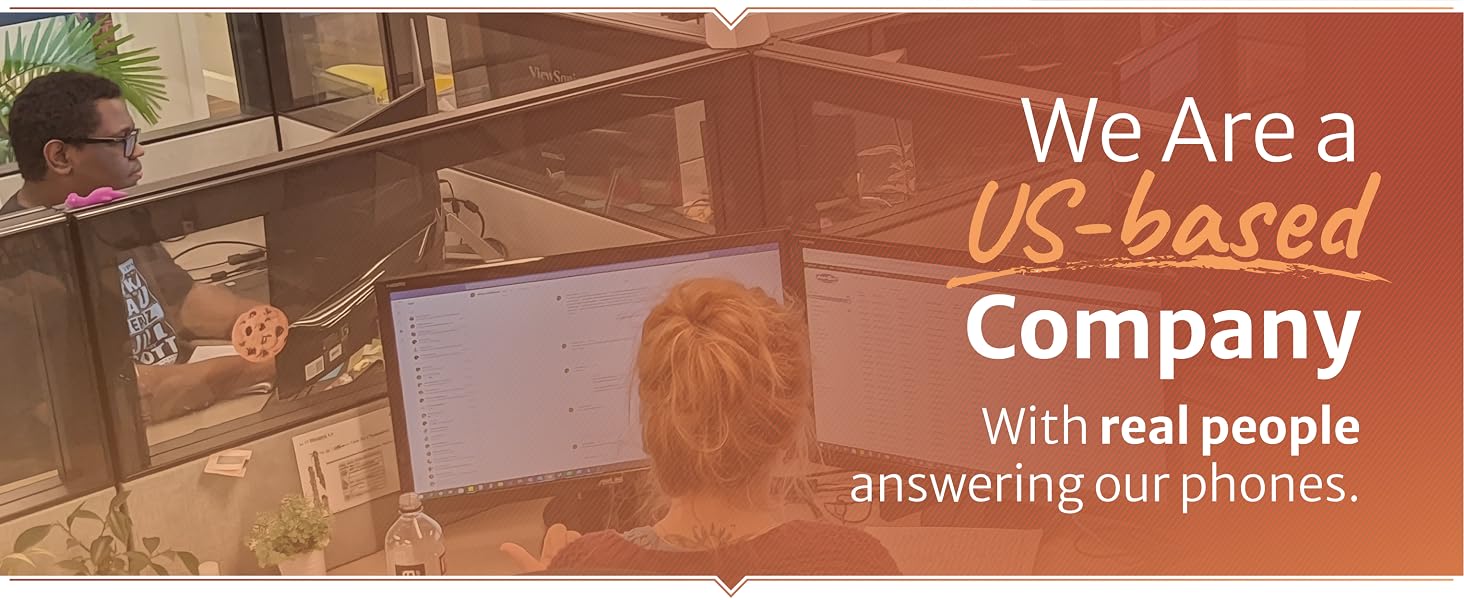 Enclo Privacy Screens US-based company office environment with team members at work