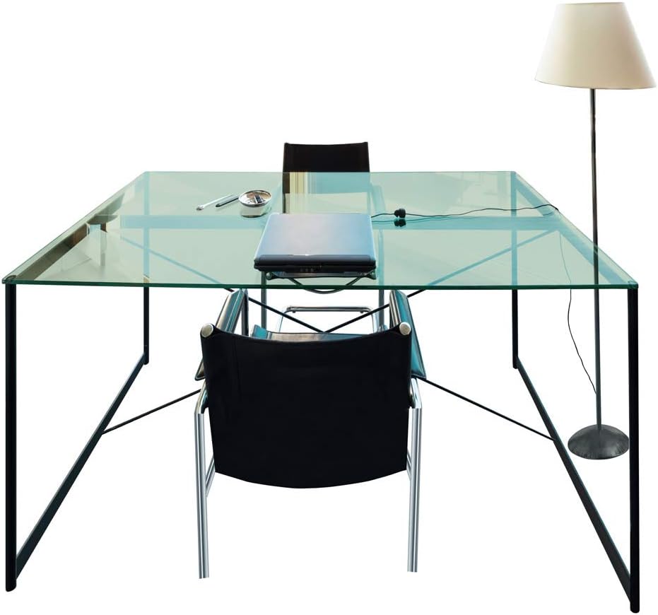 16 inch Square Glass Table Top - Tempered - 1/2" Thick Glass Surface, Safe Beveled Edge, Eased Corners, Multipurpose for Dining Table, Patio, Coffee and End Table