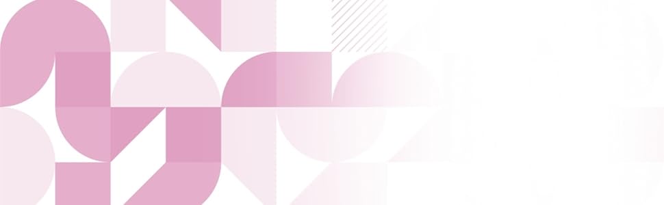 olivia's little world pink geometric brand banner