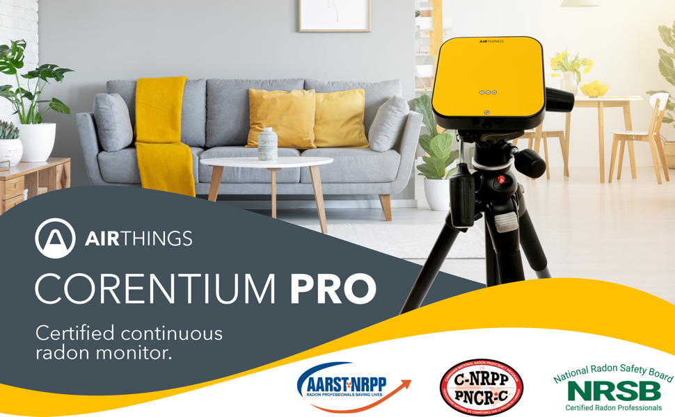 Corentium Pro - Certified continuous radon monitor