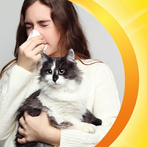 Cat and dog pet dander