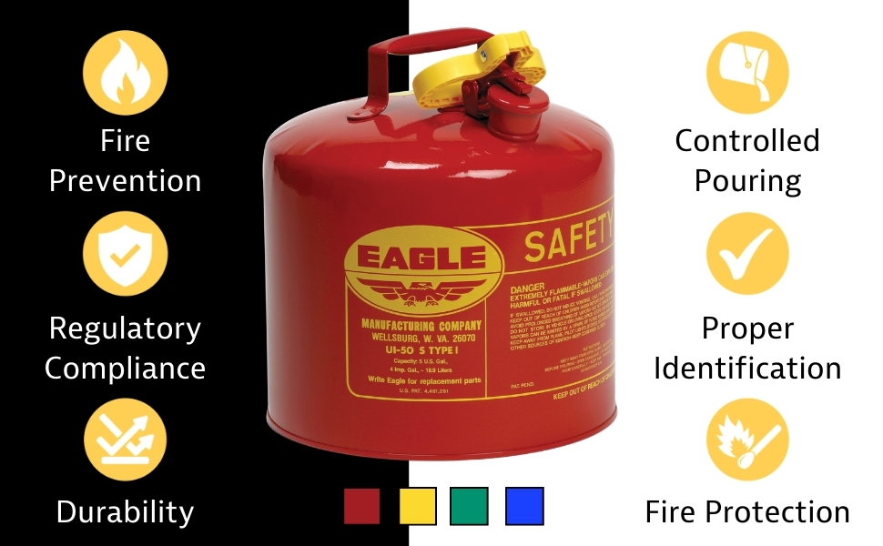 Eagle Type 1 Safety Cans