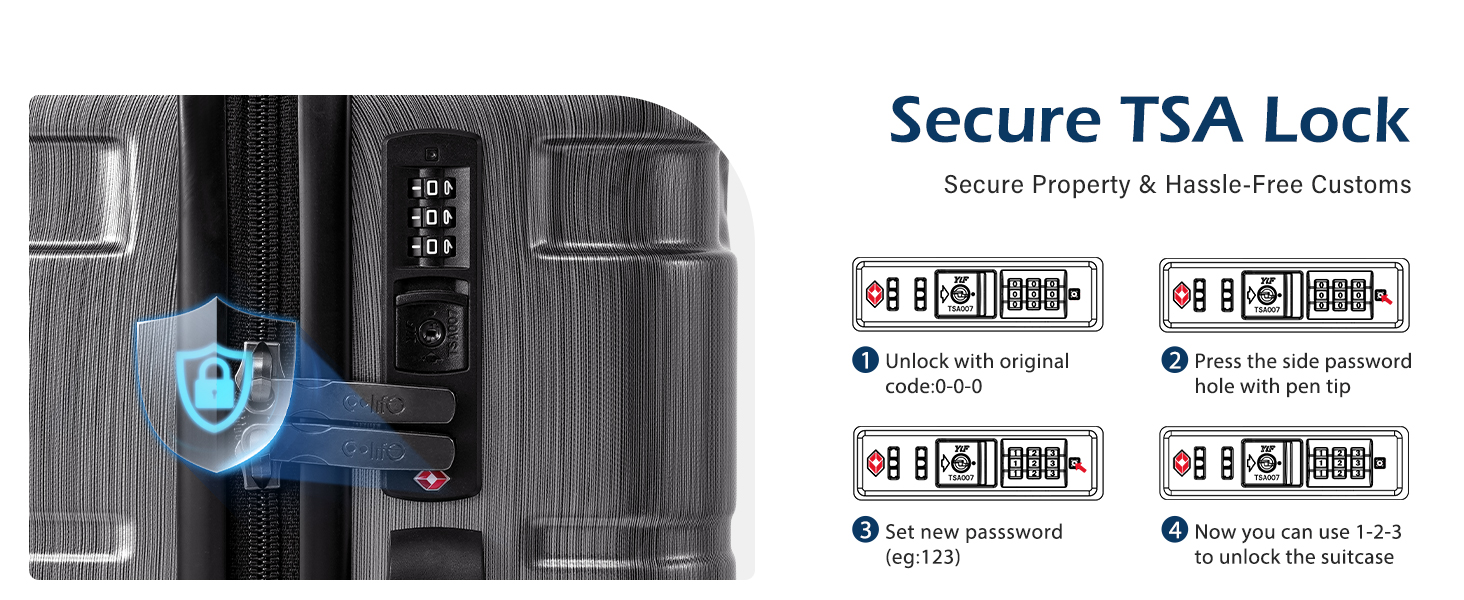 Secure TSA Lock