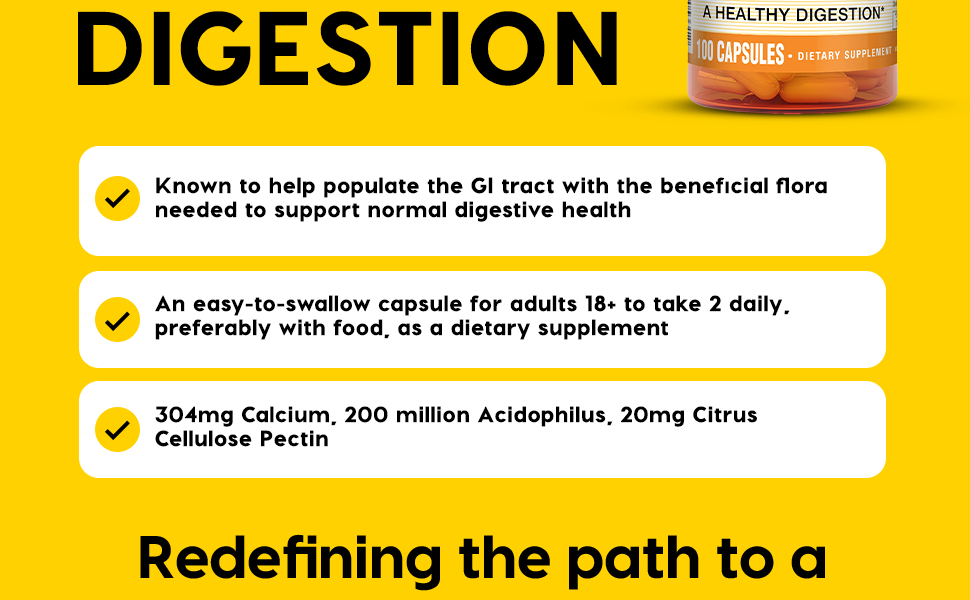Probiotic Acidophilus with Pectin