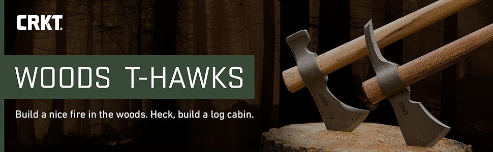 CRKT woods tomahawk, t-hawk, thawk, axe, chogan, kangee