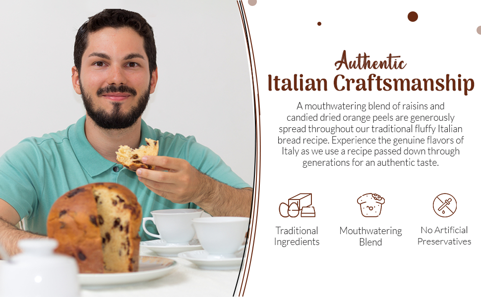 panettone bread italian dry soft fruitcake cakes for kids child birthday gift food from italy