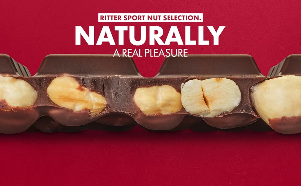 hazelnut, ritter sport, nut selection
