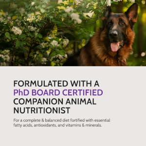 Formulated with a PhD Board Certified companion animal nutritionist