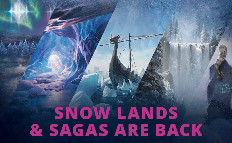 Snow, Saga, Snow Lands, Kaldheim, Magic: the Gathering
