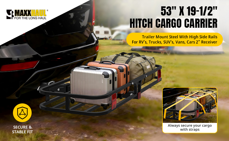 hauler basket tow accessory camping gear roof rack alternative heavy duty luggage hitch mount