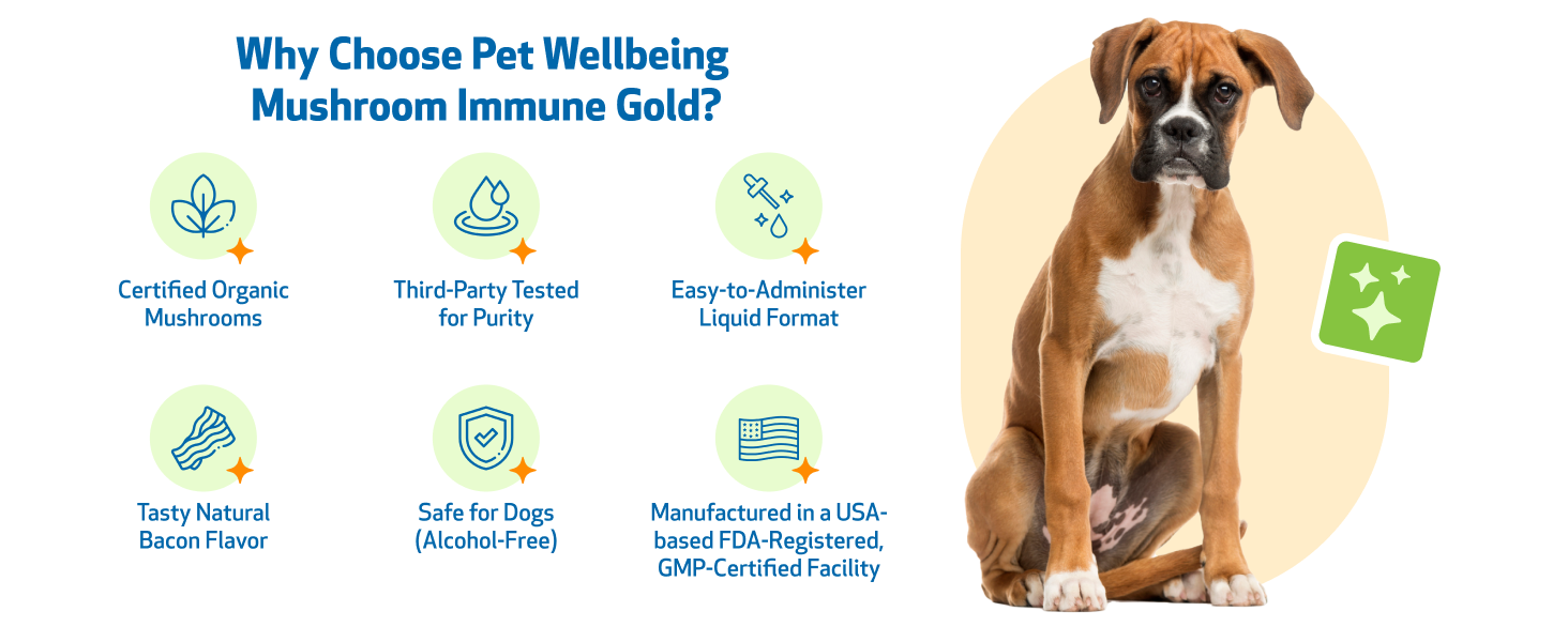 vet-formula, third-party test, easy to admin, natural flavor, alcohol-free, usa, fda, gmp facility