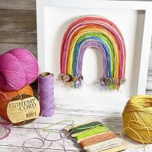 Hemptique Hemp Cord Spools, Cards and Balls