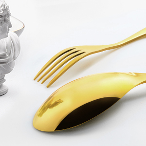 gold silverware