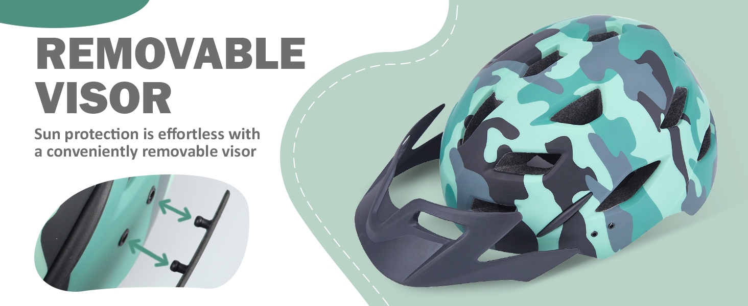 removable visor