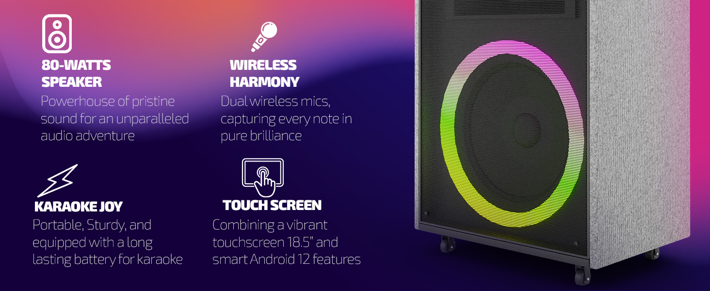songs bluetooth wireless mics maquina adultos karoke home tv connect smart compatible karokee pulse