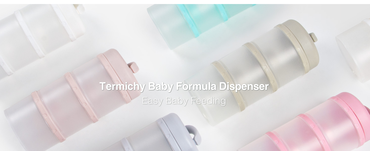 stackable formula dispenser easy feeding parents stress free on the go milk powder trip outdoor