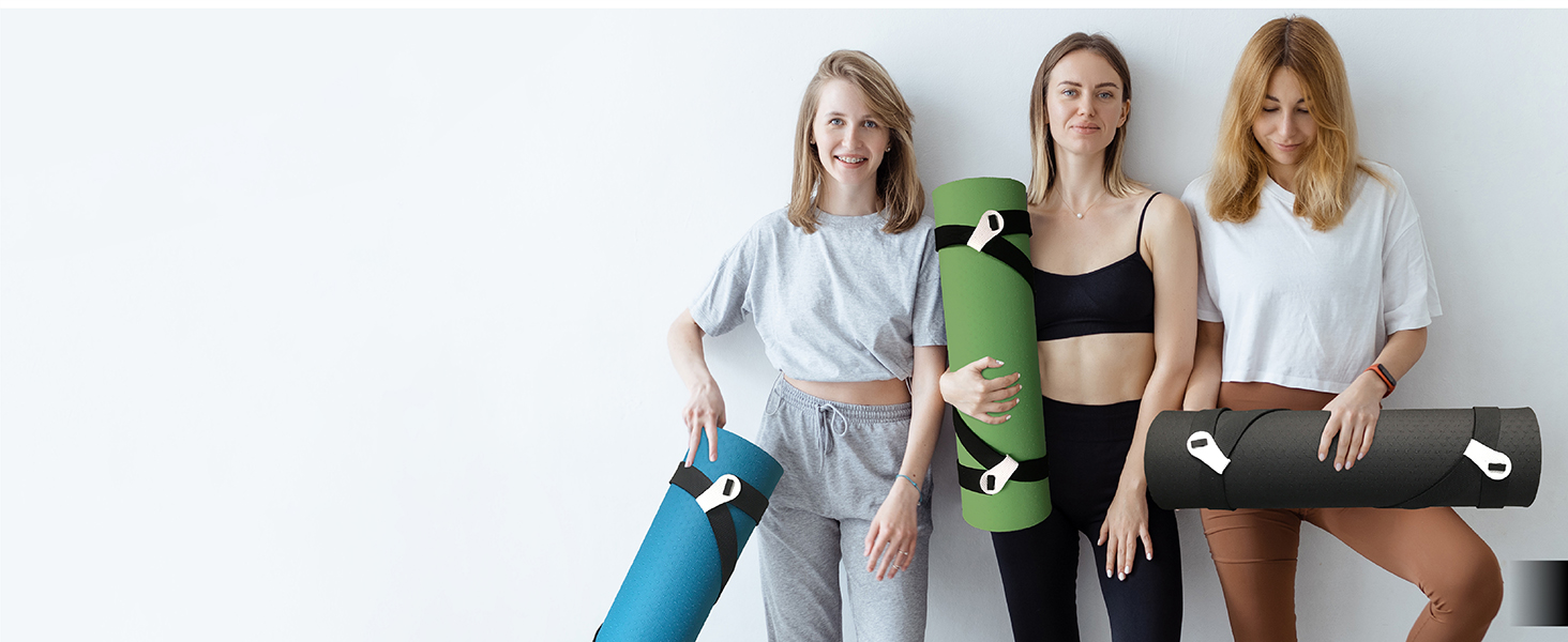 Feetlu yoga mat, wide mat, thick mat, non-toxic, joint-friendly, non-slip, POE material, workout