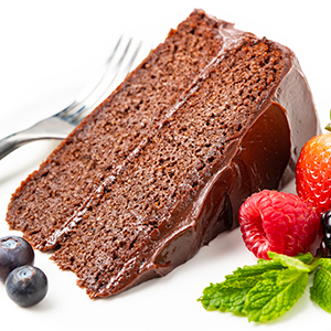 keto chocolate cake made with wholesome yum almond flour