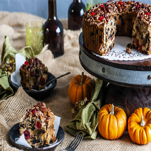 Jane Parker Bourbon and Rum Fruit Cake
