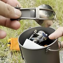 All in one pot, stack inside pot 750ml