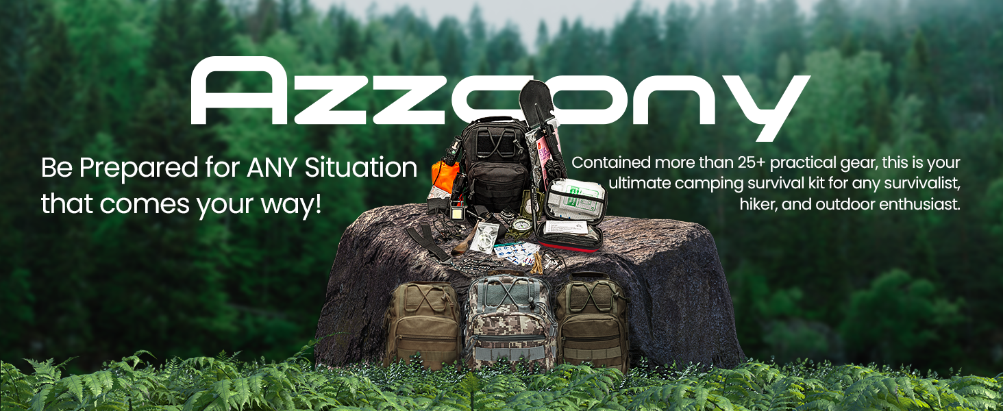 hunting outdoor Emergency backpack survival kits and gear for camping kit de supervivencia go bag