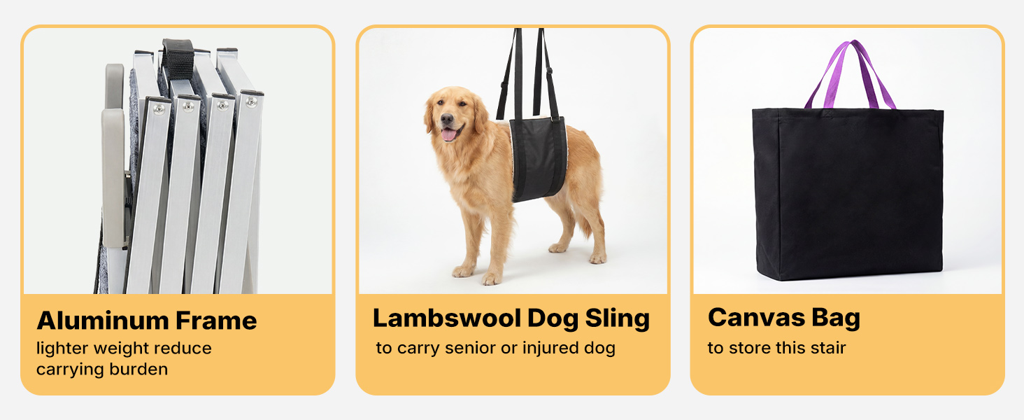 steps for dogs to get in car