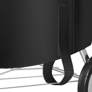 WIND RESISTANT GRILL COVER with velcro strapa