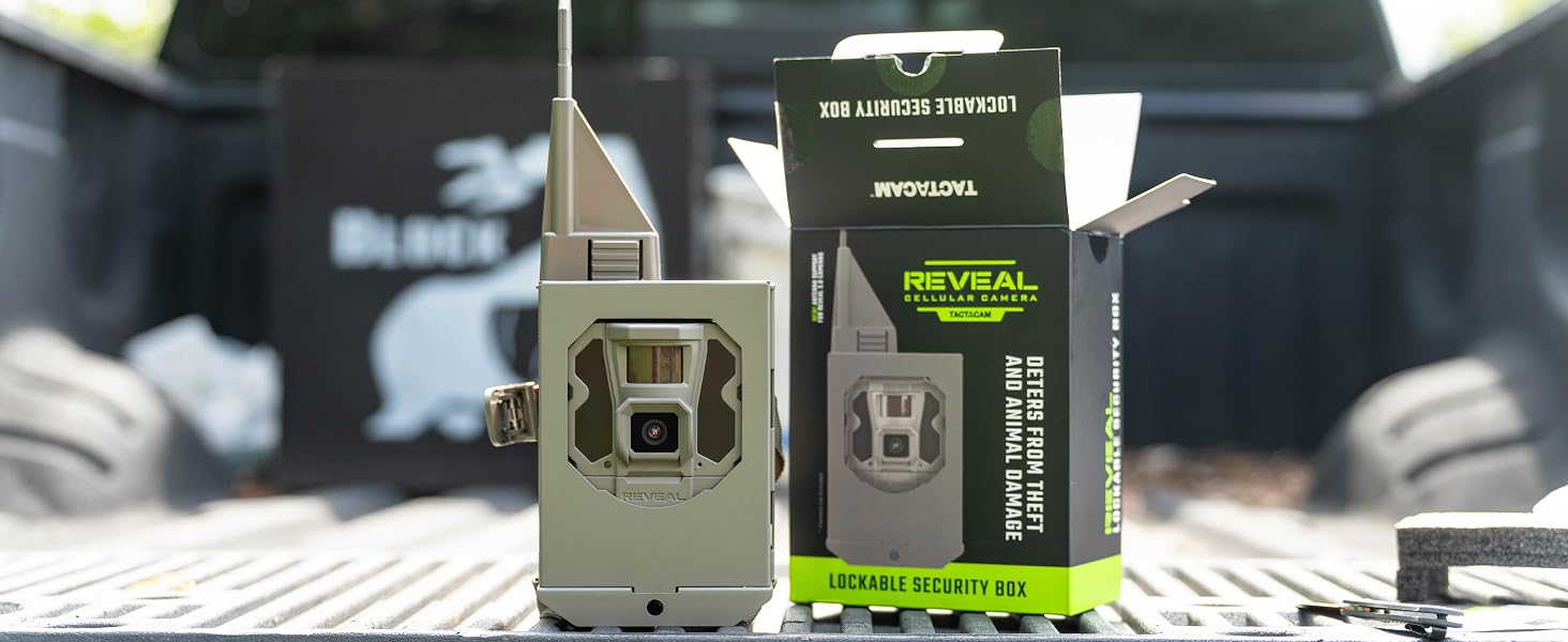 Reveal security lock box new design trail camera protection