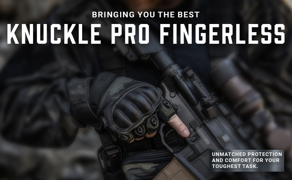 tactical gloves wear outdoor sports winter hunting knuckle fingerless grip ride leather fingers