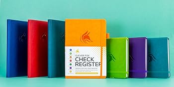 Clever Fox checkbook ledgers