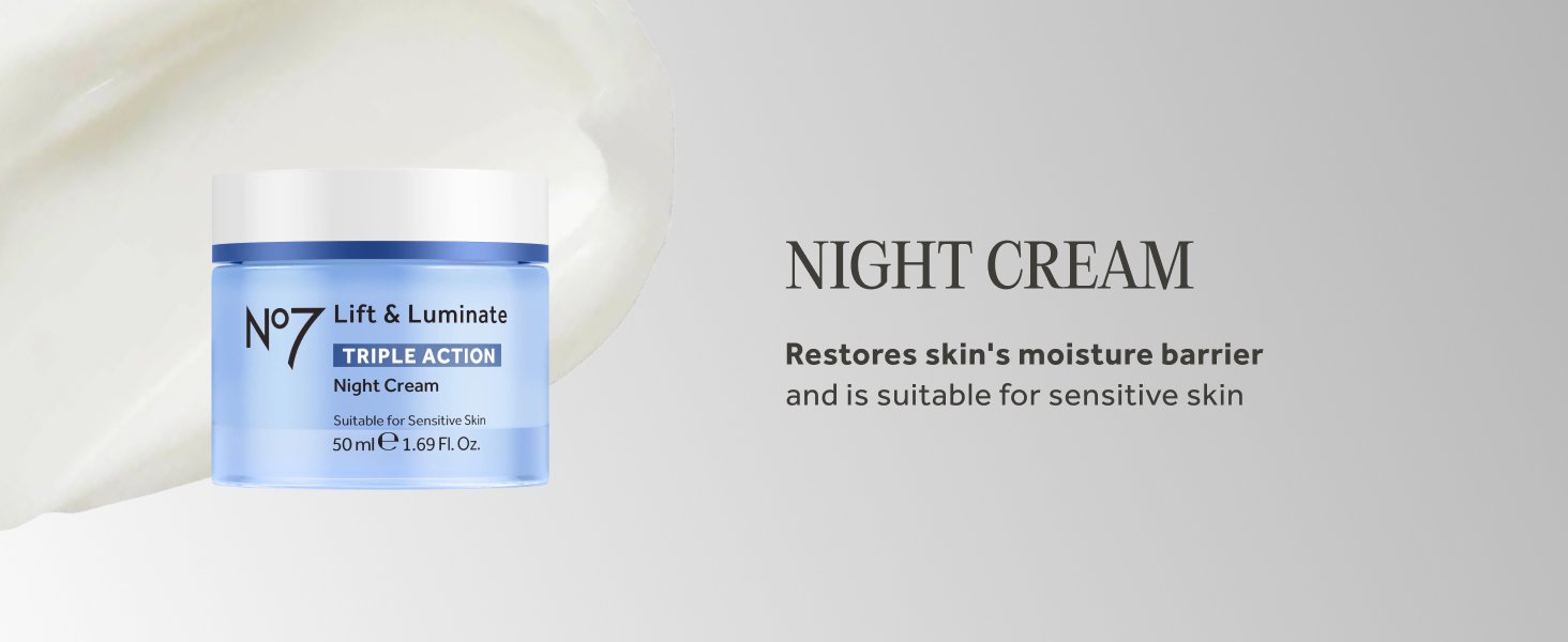 No7 Lift and Luminate Triple Action Face Serum Vitamin C, Pro Retinol, Hyaluronic Acid