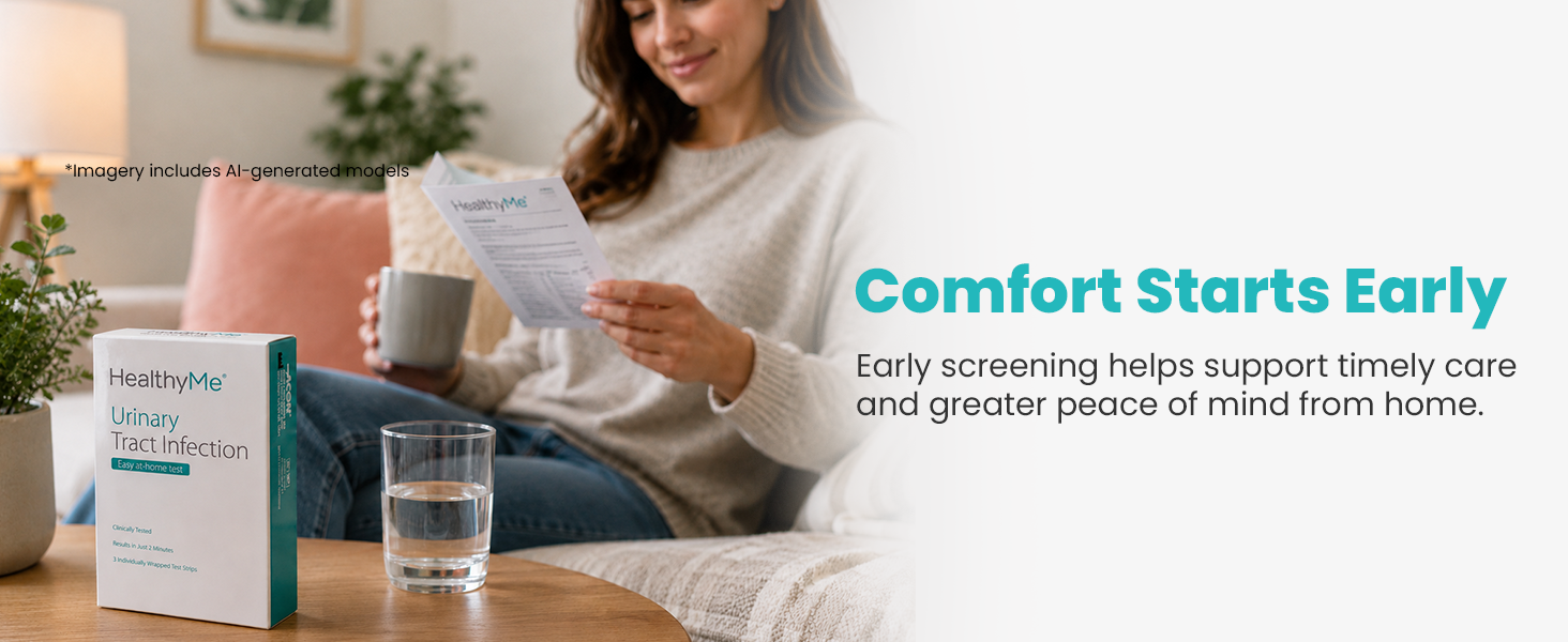 Urinary health screening strips support early detection awareness and peace of mind at home