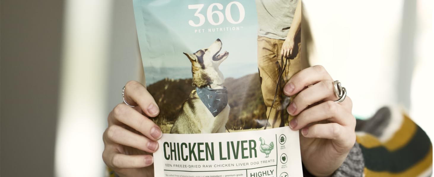 Dog treats treat organ chicken liver raw freeze dried dry