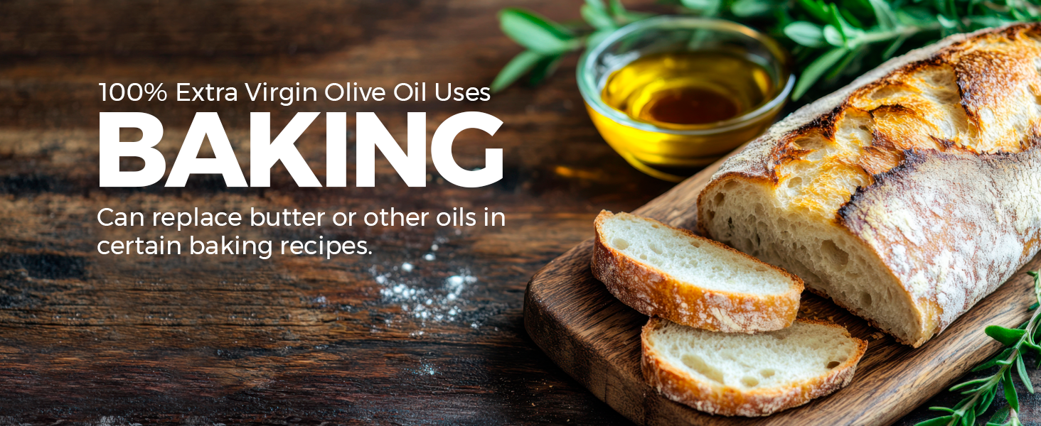 Extra virgin oil for baking