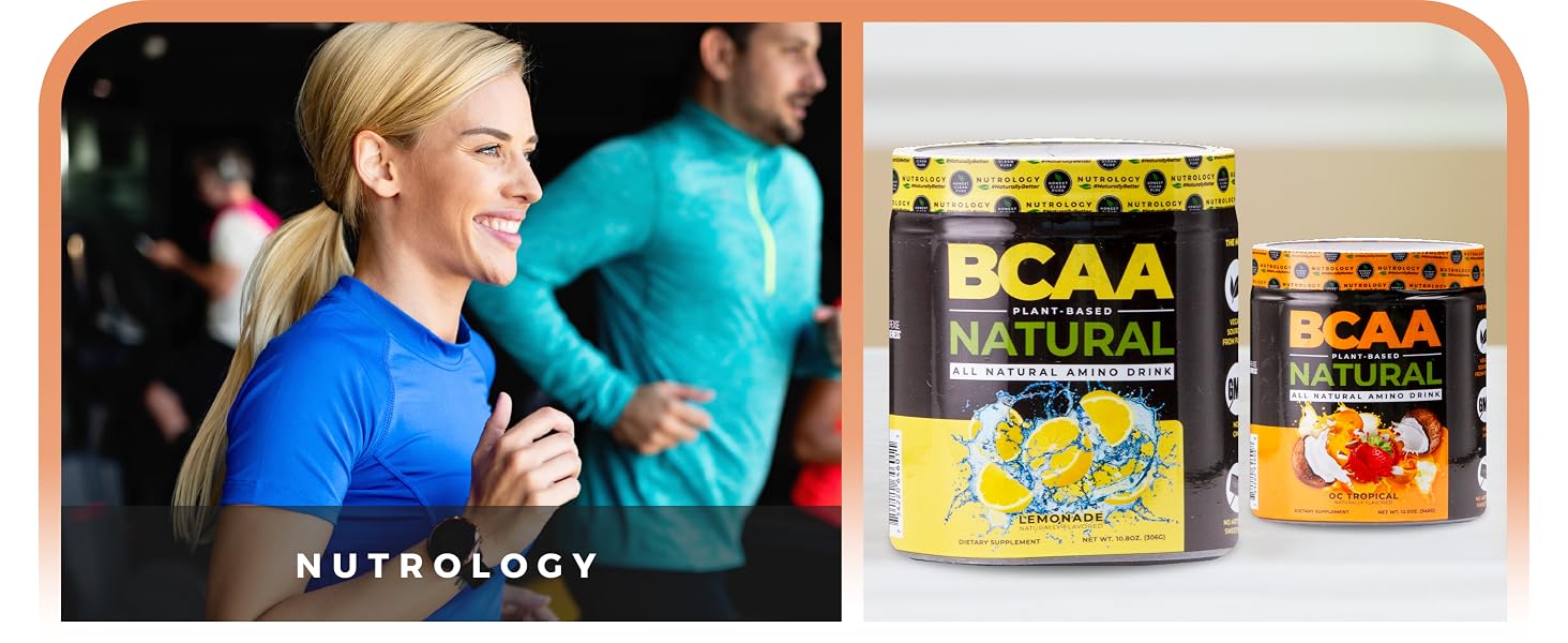 Nutrology TRIPACT Protein Powder Grass Fed Whey Protein and Nutrology BCAA Natural Plant Based BCAA