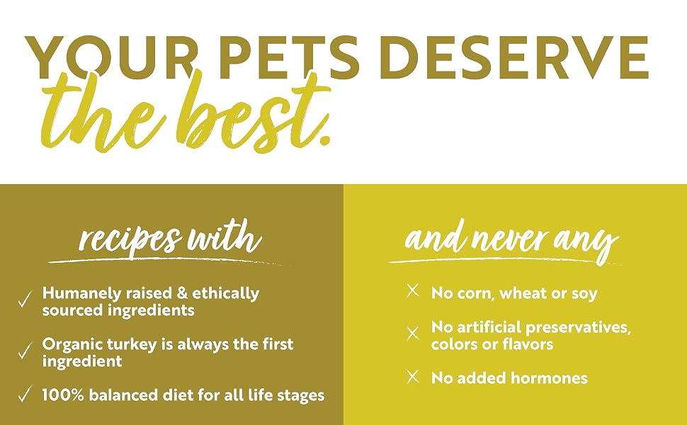 Your pets deserve the best.