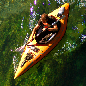 Lagoon inflatable top kayaker