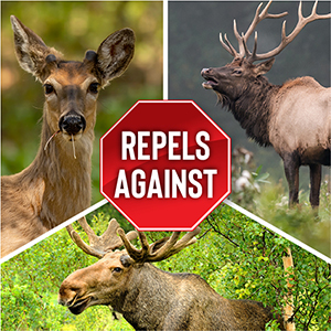 Repels against deer moose and elk