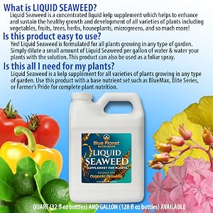 Liquid Seaweed faqs