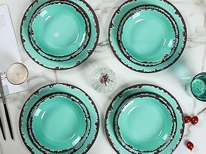 melamine dinnerware set plates and bowls set diashes sets plastic dinnerware set
