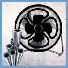comfort zone portable floor fan is sturdy and safe